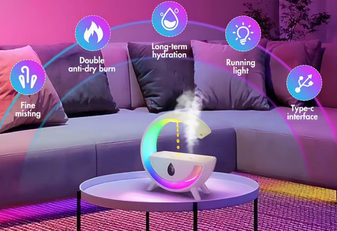 Humidifier Water Drop RGB Desk LED Light